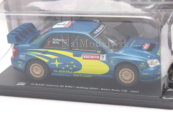 Subaru Impreza S9 WRC No.7 Rally Wales 2003 Solberg/Mills Subaru Impreza S9 WRC No.7 Rally Wales 2003 Solberg/Mills