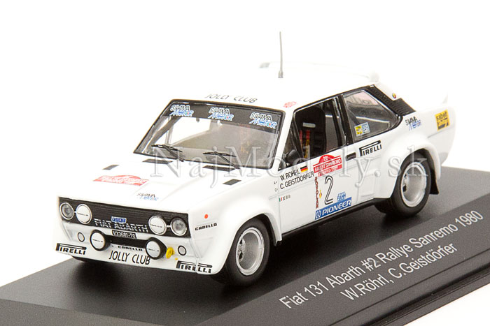 Fiat 131 Abarth No.2 rally Sanremo 1980  Rohrl/Geistdorfer