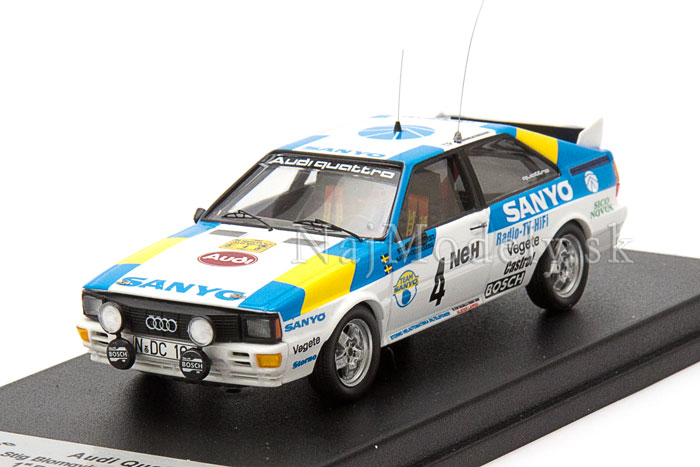 Audi Quattro No.4 Winner Rally Švédsko 1982 Blomqvist/Cederberg Audi Quattro No.4 Winner Rally Švédsko 1982 Blomqvist/Cederberg