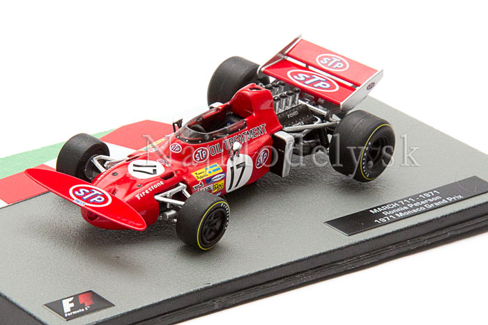 March 711 No.17 GP  Monaco 1971 Ronnie Peterson March 711 No.17 GP  Monaco 1971 Ronnie Peterson