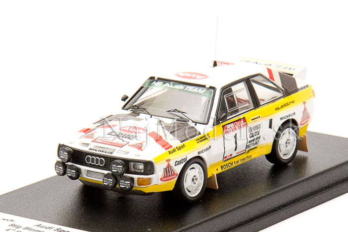 Audi Sport Quattro No.1 4rd Rally Nový Zéland 1985 Blomqvist/Cederberg Audi Sport Quattro No.1 4rd Rally Nový Zéland 1985 Blomqvist/Cederberg