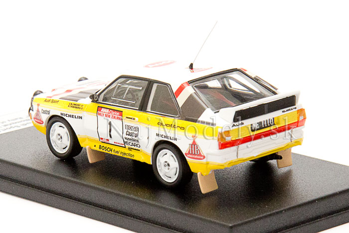 Audi Sport Quattro No.1 4rd Rally Nový Zéland 1985 Blomqvist/Cederberg